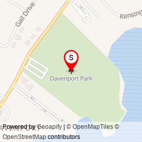 Davenport Park on , New Rochelle New York - location map