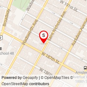 Grito on Saint Nicholas Avenue, New York New York - location map