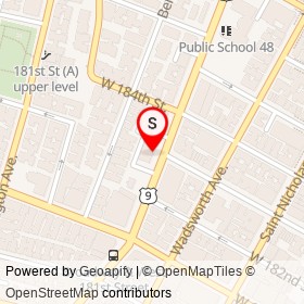 NYPD 34 PCT on Broadway, New York New York - location map