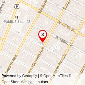 Marisco Centro on Saint Nicholas Avenue, New York New York - location map