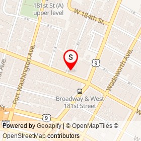 Tampopo Ramen on Bennett Avenue, New York New York - location map