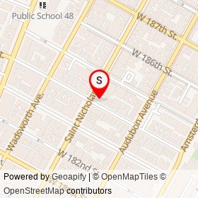 Joyeria Elizabeth III on Saint Nicholas Avenue, New York New York - location map