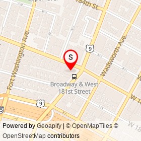 McDonald's on Broadway, New York New York - location map