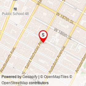 Viva Pharmacy on Saint Nicholas Avenue, New York New York - location map
