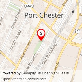 Port Chester on , Port Chester New York - location map