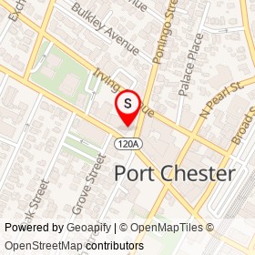 Port Chester Fire Station on , Port Chester New York - location map