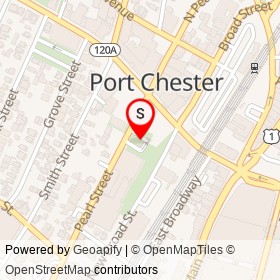 Westchester County Justice Court (Town of Rye) on Pearl Street, Port Chester New York - location map