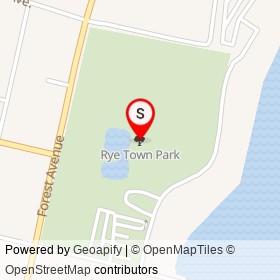 Rye Town Park on , Rye New York - location map