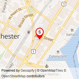 Roddy's Pizza and Salad on North Main Street, Port Chester New York - location map