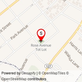 Rose Avenue Tot Lot on , Harrison New York - location map
