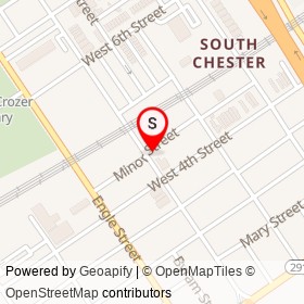 Hoagies R Us on Jeffrey Street, Chester Pennsylvania - location map