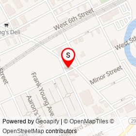 5th Street Hotel & Bar on West 5th Street, Chester Pennsylvania - location map