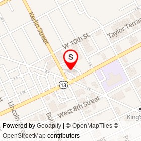 Chester Gas on West 9th Street, Chester Pennsylvania - location map