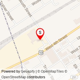 SSC Distributors on West 4th Street, Chester Pennsylvania - location map