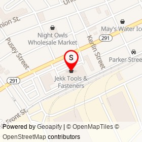 Jekk Tools & Fasteners on West 2nd Street, Chester Pennsylvania - location map