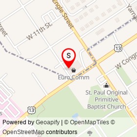 McCaul's Auto Services on Townsend Street, Chester Township Pennsylvania - location map