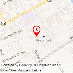 Lester's on West 7th Street, Chester Pennsylvania - location map