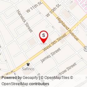 JSSK Laundry on West 9th Street, Chester Pennsylvania - location map