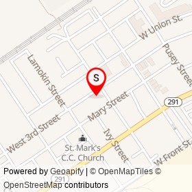 B&C on West 3rd Street, Chester Pennsylvania - location map