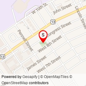 Chester on , Chester Pennsylvania - location map