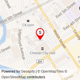Penn Home Health Care on Avenue of the States, Chester Pennsylvania - location map