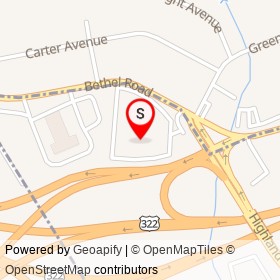 U-Haul on Highland Avenue, Chester Pennsylvania - location map