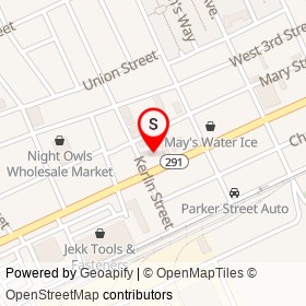 Quality Auto Upholstery on West 2nd Street, Chester Pennsylvania - location map