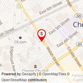 Omni Mental Health Service on East 5th Street, Chester Pennsylvania - location map
