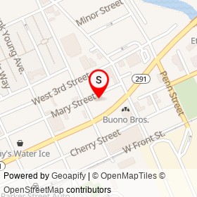 Griffin's Auto Service on Mary Street, Chester Pennsylvania - location map