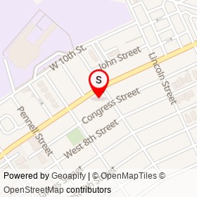 Ed's Tires on West 9th Street, Chester Pennsylvania - location map