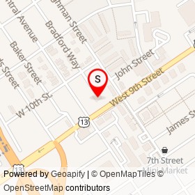 Chester Shop & Save on West 9th Street, Chester Pennsylvania - location map