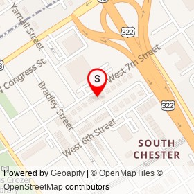 Brenda Hatchers on West 7th Street, Chester Pennsylvania - location map
