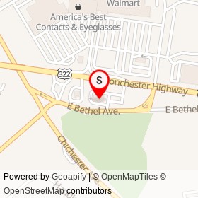 McDonald's on East Bethel Avenue, Upper Chichester Township Pennsylvania - location map