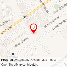 No Name Provided on James Street, Chester Pennsylvania - location map