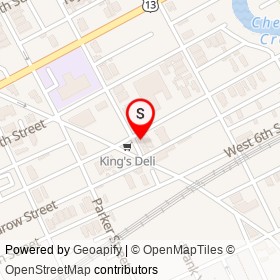 The New Shop Salon on West 7th Street, Chester Pennsylvania - location map