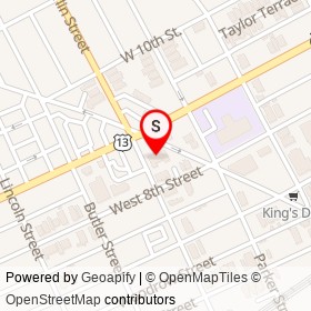 Boost Mobile on Kerlin Street, Chester Pennsylvania - location map