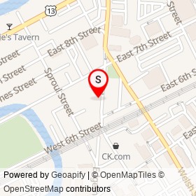 Cathy Nails on Avenue of the States, Chester Pennsylvania - location map