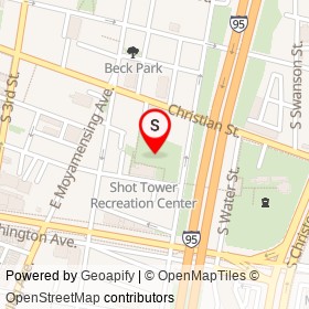 Shot Tower Recreation Center on , Philadelphia Pennsylvania - location map