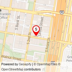 2nd Story Brewing Company on Chestnut Street, Philadelphia Pennsylvania - location map