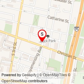 Kennett Restaurant on East Moyamensing Avenue, Philadelphia Pennsylvania - location map