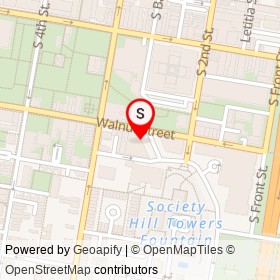 Ritz Five on Walnut Street, Philadelphia Pennsylvania - location map