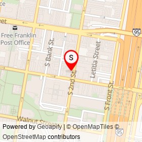 Khyber Pass Pub on South 2nd Street, Philadelphia Pennsylvania - location map
