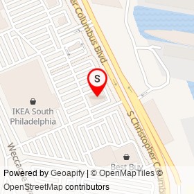 Five Below on South Christopher Columbus Boulevard, Philadelphia Pennsylvania - location map