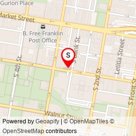Capofitto on Chestnut Street, Philadelphia Pennsylvania - location map
