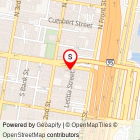 The Gaslight on Market Street, Philadelphia Pennsylvania - location map