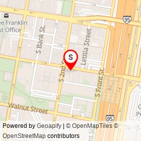 Nara on Chestnut Street, Philadelphia Pennsylvania - location map