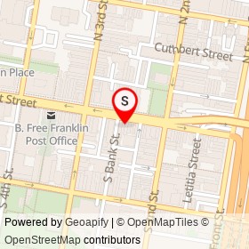 Mac's Tavern on Market Street, Philadelphia Pennsylvania - location map