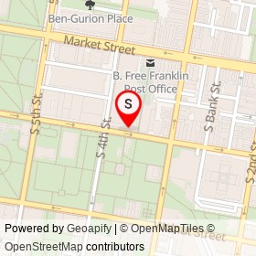 Buddakan on Chestnut Street, Philadelphia Pennsylvania - location map