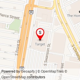 Target on Moore Street, Philadelphia Pennsylvania - location map