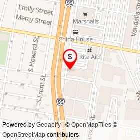 Laundromat on South Water Street, Philadelphia Pennsylvania - location map